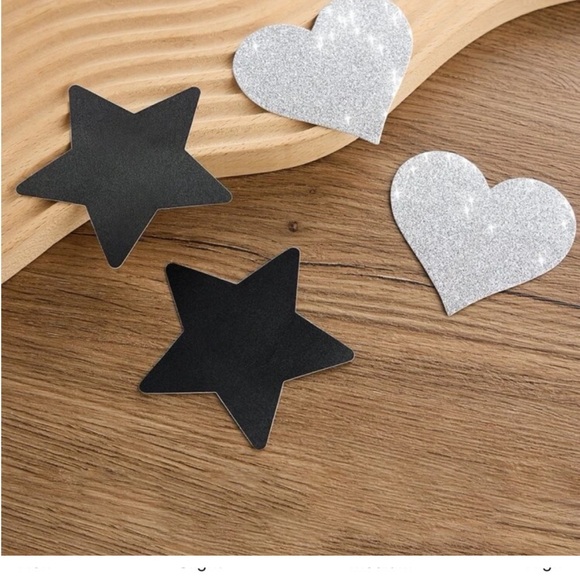 Rave Festival 5 piece 
Star Print Fuzzy Cuff Mesh Top
Size small - Picture 7 of 16